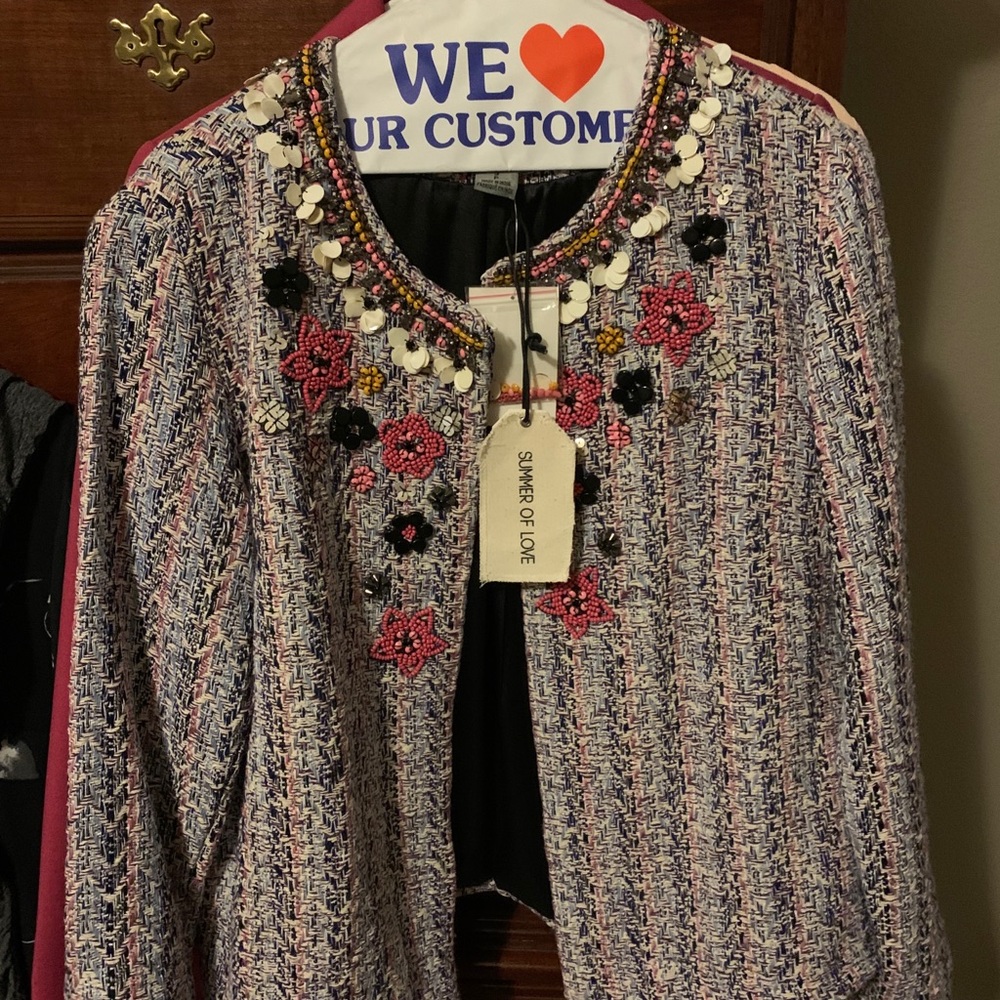 Anthropology detailed blazer
